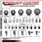 Service Caster 3'' SS Gray Poly Swivel 1-3/8'' Expanding Stem Caster with Brake SCC-SSEX20S314-PPUB-TLB-138 - alternate 4